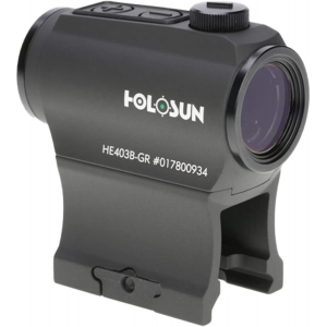HOLOSUN - HE403B-GR Elite Micro Green Dot Sight LED 2 MOA With Low Profile Mount