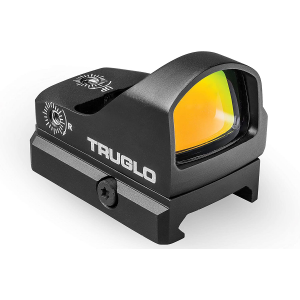 TRUGLO TRU-TEC - Open Field Micro Red Dot Sight for Rifles, Shotguns and Pistols