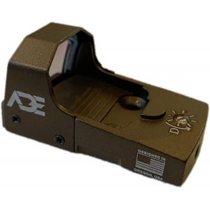 Ade Advanced Optics Huracan Green Dot Micro Mini Reflex Sight for Handgun - FDE/TAN Body Color