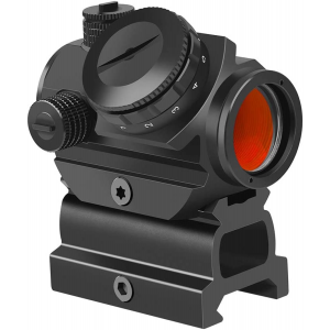 Feyachi RDS-22 2MOA Micro Red Dot Sight Compact Red Dot Scope with 0.83" Riser Mount Absolute Co-Witness with Iron Sight