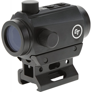Crimson Trace CTS-25 Compact Sight with 4 MOA LED Red Dot Reticle and 1x Magnification for Rifles, Long Guns, Defense and Competition