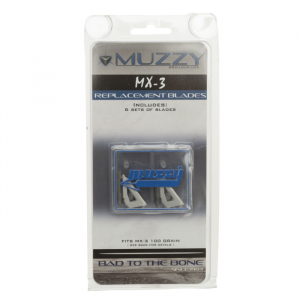 Muzzy Replacement Blades MX-3 100 gr. 9 pk.