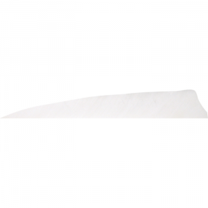 Gateway Shield Cut Feathers Flo White 4 in. LW 50 pk.