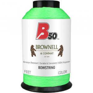 Brownell B50 Bowstring Material Fluorescent Green1/4 lb.