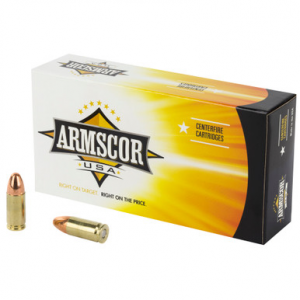 Armscor USA 9MM, 147gr, FMJ - 50 Rounds [MPN: FAC9-5N]