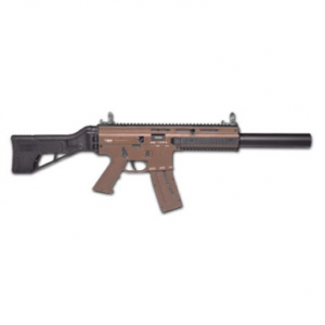 Mauser Rimfire M-15 SD 22 LR, 16.50" Faux Suppressor Barrel, 22rd Bronze Rec, Black Side Folding Stock