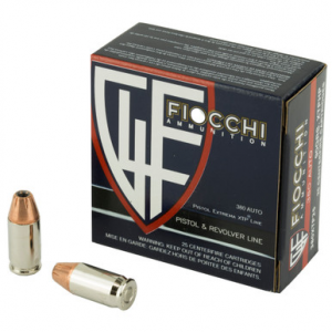 Fiocchi Shooting Dynamics .380 ACP, 90gr, XTP - 25 Rounds [MPN: 380XTP25]