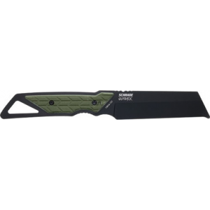 Schrade Knife Outback Cleaver - Fixed 3.6" Black/green