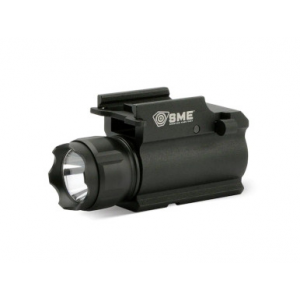 SME Compact Tactical Handgun Weapon Light LED with 1 CR123 Battery Aluminum Black