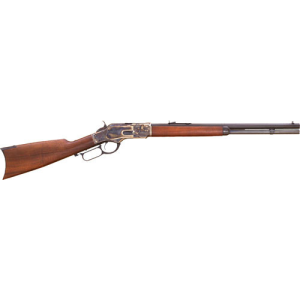 Cimarron Cimarron 1873 Short Rifle - .44/40 20"octagon Cc/blued Wal - $1397.13 at Firearms Depot 