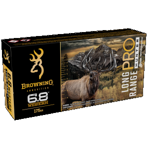 Browning Ammo Browning Long Range Pro 6.8 WESTERN, 175gr, Sierra MatchKing BTPT - 20 Rounds [MPN: B192500682] - $56.95 at Firearms Depot 