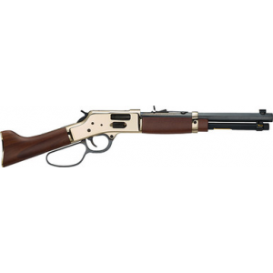 Henry H006GML Mare's Leg Side Gate 44 Mag/44 Special 5+1 12.90" Blued Octagon Barrel, Polished Hardened Brass Rec, American Walnut Furniture, Large Loop Lever, Adj. Sight