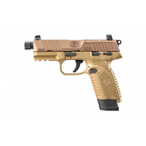 FN 502 Tactical 22 LR 4.60" Threaded Barrel 10+1, Flat Dark Earth, Manual Safety, Optics Ready 66101009