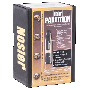 Nosler Nosler Partition, Nos 16331 Partition 30 180 Sptzr 50 - $63.75 at Firearms Depot 