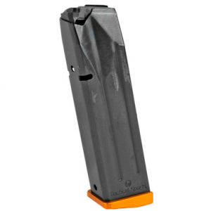 CZ-USA CZ 75 TS 9mm Luger 20 Round Magazine Orange Polymer Follower/Baseplate Steel Body Matte Black Finish