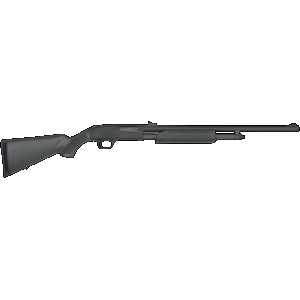 Mossberg & Sons Inc. Mossberg 500 20ga 3" 24" Rifled Barrel Matte Synthetic - $430.44 at Firearms Depot 