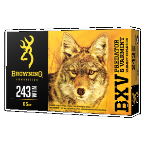 Browning Browning BXV .243 WIN, 65gr, Polymer Tip - 20 Rounds [MPN: B192302431] - $26.23 at Firearms Depot 