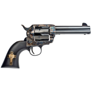 CIMARRON FIREARMS HOLY SMOKER 357MAG, 4.75" Barrel, 6 rnd W/CROSS - Black [MPN:PP300GCI01BG]