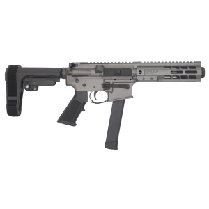 Brigade Firearms BRIGADE BM-9 9MM, 8.5" Barrel, SBA3 Brace, 30 rnd - Tungsten [MPN:A0917532M] - $724.64 at Firearms Depot 