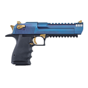 Desert Eagle Magnum Research Desert Eagle L5 .357 Mag, 6" Barrel, 9 rnd - Blue/Gold [MPN:DE357L6CBG] - $2358.40 at Firearms Depot 