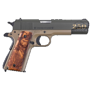 Auto Ordnance AUTO ORDNANCE 1911A1 Army 250th Special Edition .45 ACP, 5" Barrel, 7 rnd - OD Green/Coyote [MPN:1911BKOC15] - $1078.80 at Firearms Depot 