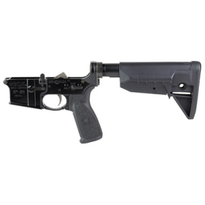 Bravo Company BCM Complete Lower Receiver, AR-15, Multi Caliber, Factory Cosmetic Blem - Black [MPN:BCMLRG-STK-MOD-0-SPMD-] - $470.00 at Firearms Depot 