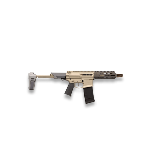 Q Llc Q Honey Badger Pistol .300 BLK, 7" Barrel, Pistol Brace, 30 rnd - FDE [MPN:HB-300BLK-7IN-PISTOL-G] - $3200.00 at Firearms Depot 