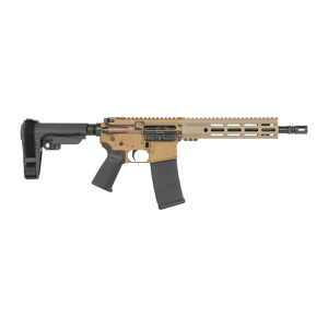 Shark Coast Tactical Shark Coast Tactical Scarbog 5.56, 10.5" Barrel, SBA3 Brace, 30 rnd - FDE [MPN:SCC07282SCAR-P] - $801.66 at Firearms Depot 