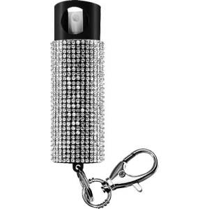 Guard Dog Security Guard Dog Bling It On Pepper - Spray W/ Bling Design White - $9.99 at Firearms Depot 