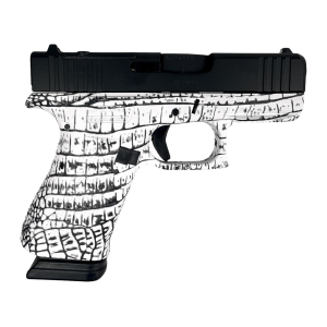 Glock Glock G43X 9mm, 3.41" Barrel, Optic Ready, 15 rnd - White Gator [MPN:UX4350204NR15GATOROR] - $599.46 at Firearms Depot 