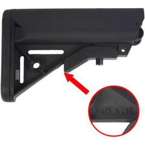 J&E Machine Tech Je Milspec Sopmod Stock Black - - $49.99 at Firearms Depot 