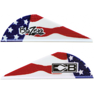 Bohning Blazer Vanes True - Color 2" American Flag 36pk