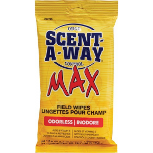 Hunters Specialties Scent-a-way Max, Hs 07795 Scentaway Field Wipes 24 Pk