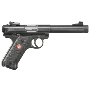 Ruger Ruger 40178 Mark IV Target 22 LR 5.50" TB 10+1 Blued Blued Steel Slide Black Polymer Grip - $569.99 at Firearms Depot 