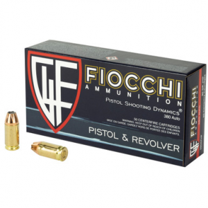 Fiocchi Shooting Dynamics .380 ACP, 90gr, JHP - 50 Rounds [MPN: 380APHP]