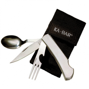 KA-BAR Hobo Knife 3.0 in Blade Stainless Handle