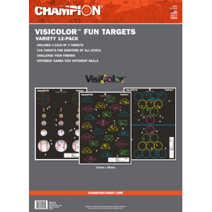 Champion Targets Visicolor, Champ 45830 Visicolor Fun Games