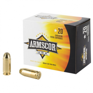 Armscor USA .40 S&W, 180gr, JHP - 20 Rounds [MPN: AC40-3N]