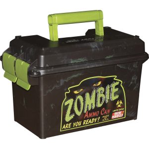 Mtm Mtm Ammo Can, Mtm Ac50z Zombie Ammo Can Blk/grn - $12.60 at Firearms Depot 