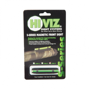 Hi-Viz Wide Magnetic Shotgun Sight - Green LitePipe