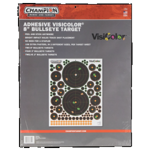 Champion Targets Visicolor, Champ 46137 Bulls Eye Variety 5pk