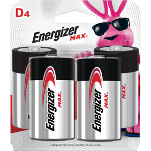 Rayovac Rayovac , Energizer E95bp-4 Max D-4 - $10.21 at Firearms Depot 