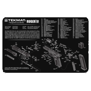 Beck Tek, Llc (tekmat) Original Cleaning Mat, Tekmat Tekr17ruger-sr9 Ruger Sr9