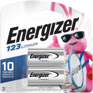 Energizer Energizer Lithium Batteries - Cr123a 2-pack - $8.75 at Firearms Depot 