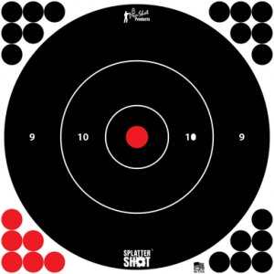 Pro-shot Splattershot, Proshot 12b-whte-tg-5pk 12" Splattr Shot Bullseye