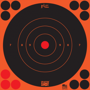 Pro-shot Splattershot, Proshot 8b-orng-6pk 8" Splattershot Bullseye Trg