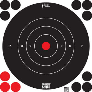 Pro-shot Splattershot, Proshot 8b-whte-6pk 8" Splattershot Bullseye Trg