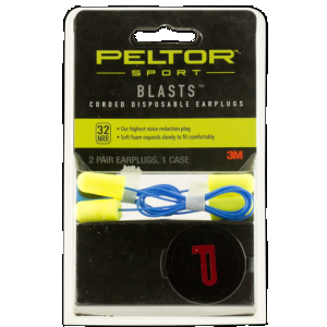 3m Peltor Blasts, Ear 97081 Blasts Corded Plugs 2pr