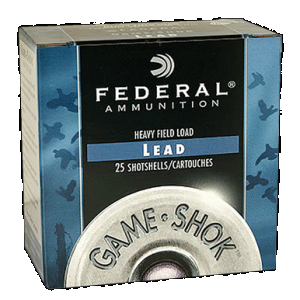 Federal Game-Shok 12 GA, 2-3/4in. 1-1/4oz. #4 Shot - 25 Rounds [MPN: H1254]