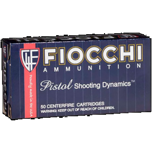Fiocchi Defense Dynamics .40 S&W, 165gr, JHP - 50 Rounds [MPN: 40SWC]